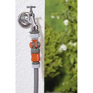 Produktbild für Hahnverbinder Gardena Winkelhahnstück, 2999-20, aus Kunststoff