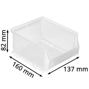 Produktbild für Sichtlagerkasten Allit ProfiPlus Box 456245 Größe 2B