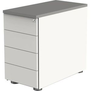 Standcontainer Kerkmann start up, weiß / graphit