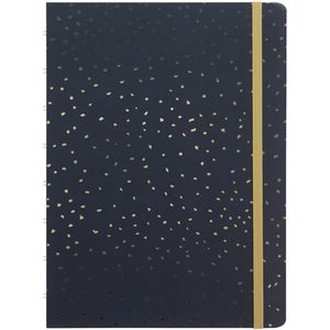 Produktbild für Notizbuch Filofax Confetti Charcoal, 115117, Karton Hardcover
