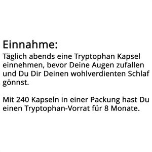 Produktbild für Tryptophan gloryfeel L-Tryptophan, 240 Kapseln