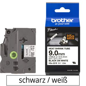 Schriftband Brother HSe-221E, 9mm