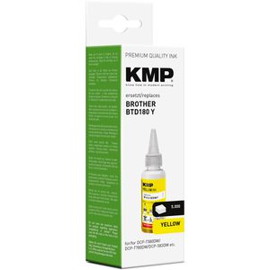 Produktbild für Tinte KMP für Brother BTD180Y