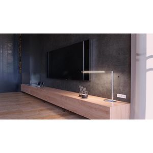 Produktbild für Schreibtischlampe Hansa Aura, silber, LED, dimmbar