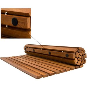 Produktbild für Badematte CASARIA Holz, 50 x 76 cm