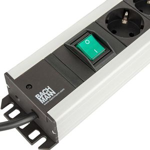 Produktbild für Steckdosenleiste Bachmann Handwerkerleiste, 2m