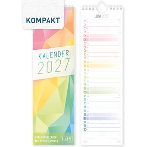 Produktbild für Streifenkalender Häfft 11405-7, Rainbow kompakt