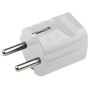 Produktbild für Schutzkontaktstecker Meister WU7421020, 16 A / 230 V, weiß