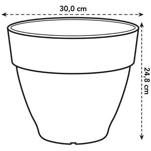 Produktbild für Pflanztopf elho Vibia Campana Rund, 11,3 Liter