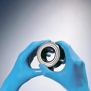 Produktbild für Einmalhandschuhe Uvex u-fit, blau, 100 Stück