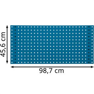 Produktbild für Werkzeugwand ADB 23097, blau, aus Metall
