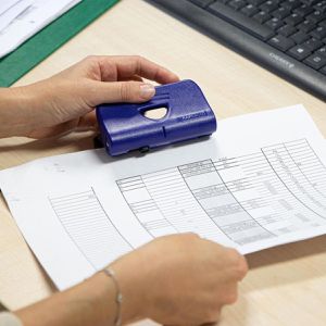 Produktbild für Locher RAPESCO 810-P, PF87S0L1, blau