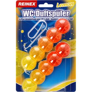Produktbild für WC-Duftspüler Reinex 5-Balls, Regenbogen