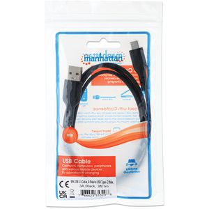 Produktbild für USB-Kabel Manhattan 353298, USB 2.0, 1 m