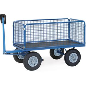Produktbild für Handwagen Fetra 6434V, mit 4 Gitterwänden