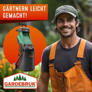 Produktbild für Häcksler Gardebruk 106536, 2400 Watt