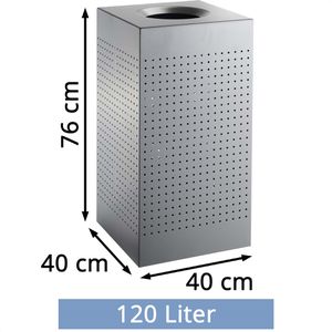 Produktbild für Mülleimer Böttcher-AG grau