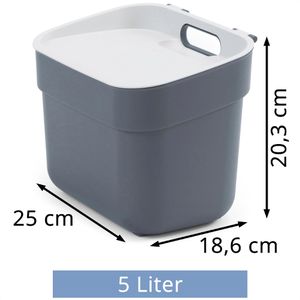 Produktbild für Mülleimer Curver Ready to collect, dunkelgrau