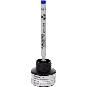 Produktbild für Nachfülltusche Staedtler Lumocolor 48715-3, blau