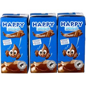 Produktbild für Milchdrink Hochwald Happy Drink Schoko, im Trinkpäckchen