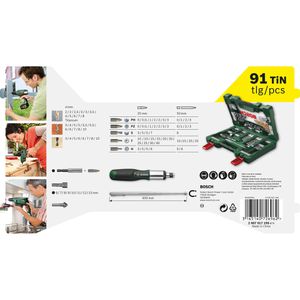 Produktbild für Bohrer-Bit-Set Bosch V Line Tin, 2607017195
