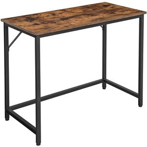 Schreibtisch Vasagle LWD41X, braun / schwarz