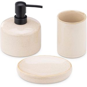 Produktbild für Badaccessoires-Set Navaris 56524.01, 3-teilig