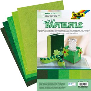 Bastelfilz Folia 520494 Ton in Ton Mix, 20 x 30cm