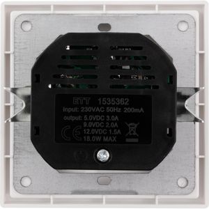 Produktbild für Steckdose McPower Shallow, Unterputz