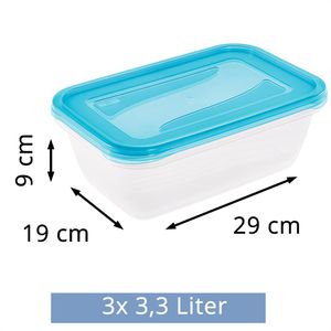 Produktbild für Frischhaltedose Keeeper fredo fresh blau, aus Kunststoff