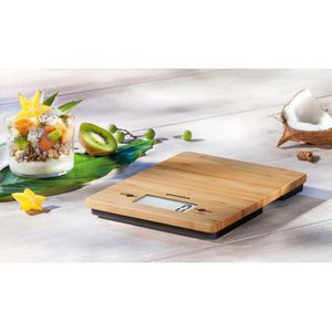 Produktbild für Küchenwaage Soehnle Bamboo, Tara-Funktion, Teilung 1 g