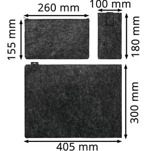 Produktbild für Laptophülle Durable Multibag EFFECT, bis 16,4 Zoll