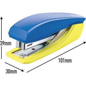 Produktbild für Locher Leitz 5599-60-32 Urban Chic Mini blau/gelb