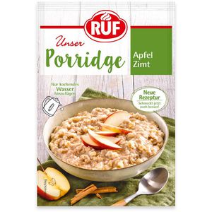 RUF Haferbrei Porridge, Apfel Zimt, eine Portion, 65g