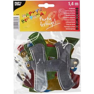 Produktbild für Girlande Papstar 18698 Happy Birthday, 1,4m