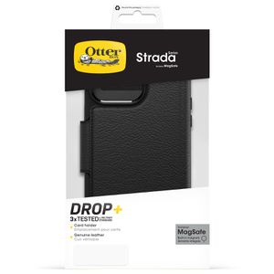 Produktbild für Handyhülle Otterbox Strada Folio, MagSafe, schwarz