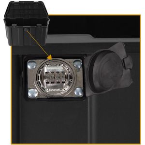 Produktbild für Deichselbox DEMA DSB45, aus Kunststoff