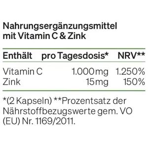 Produktbild für Vitamin-C natural-elements gepuffert, 120 Kapseln