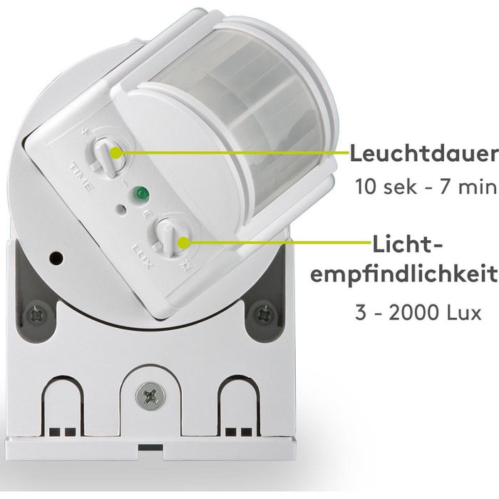 Goobay Bewegungsmelder 95175 Infrarot, Innen + Außen IP44, 180 Grad ...