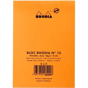 Produktbild für Notizblock Rhodia 13200C, orange, A6