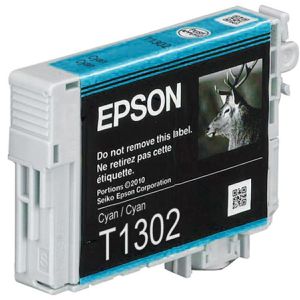 Produktbild für Tinte Epson C13T130240 Hirsch, cyan