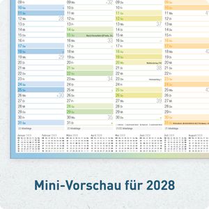 Produktbild für Tafelkalender Häfft Rainbow Premium, mit Ferienübersicht