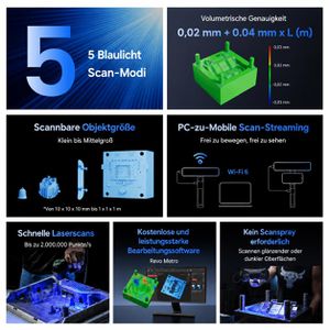 Produktbild für 3D-Scanner Revopoint MetroY, kabelgebunden