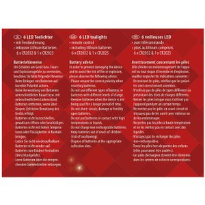 Produktbild für LED-Teelichter Idena 38204, weiß
