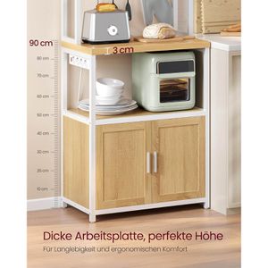 Produktbild für Küchenregal Vasagle KKS058K02, goldeiche