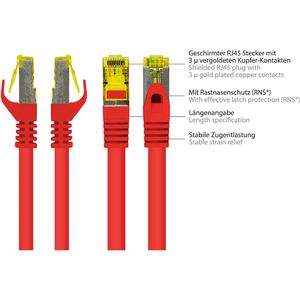 Produktbild für Netzwerkkabel Good-Connections 8070R-500R, rot