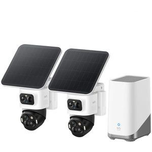 Produktbild für Überwachungskamera Eufy SoloCam S4 2-Cam Kit, PTZ, außen