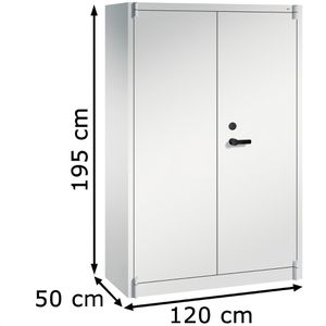 Produktbild für Aktenschrank CP-Möbel Certos, 1180-00, aus Metall, feuerfest