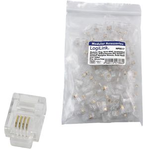 Produktbild für Modularstecker LogiLink MP0017, RJ10