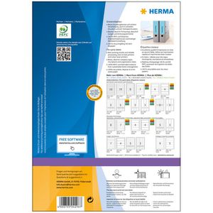 Produktbild für Rückenschilder Herma 4298 Special, blau